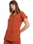 Premium Likralı Kiremit Hemşire Forması Cerrahi Takım, Scrubs Takım (Unisex) 2