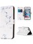 Iphone 7/8 Için Flip Case Tam Koruma Manyetik Mermer Desen Pu Cüzdan (Yurt Dışından) 1