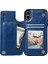 Kart Tutucu Kickstand Çift Manyetik ile IPhone Xs Max Için Cüzdan Kılıf (Yurt Dışından) 5
