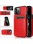 IPhone 12 Pro Kart Tutucu Premium Deri Manyetik Toka ile Uyumlu (Yurt Dışından) 1