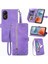 Zte A34 Cüzdan Flip Fermuar Tarzı Çoklu Kart Yuvası Çok Renkli Flip Case (Yurt Dışından) 1
