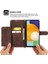 Samsung Galaxy A73 Kabartmalı Çoklu Kredi Kartı Yuvaları Için Flip Case (Yurt Dışından) 5