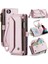Iphone 7/8 Için Crossbody Durumda Fermuar Faturaları Yuvası Durumda Cüzdan Rfid Engelleme (Yurt Dışından) 1