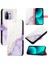 Xiaomi 11 Pro Cüzdan Kickstand Mermer Desen Pu Deri (Yurt Dışından) 1