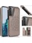 Samsung Galaxy S21 Artı Çift Düğmeler Pu Için Kart Tutucu Kılıf ile Cüzdan (Yurt Dışından) 1