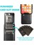 IPhone 11 Pro Max Kart Tutucu Kılıf Cüzdan Manyetik Toka ile Uyumlu (Yurt Dışından) 3