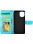 IPhone 12 Için Flip Case Pro Manyetik Kapatma Kart Tutucu Darbeye Pu (Yurt Dışından) 2