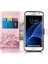 Samsung Galaxy S7 Kenar Tam Koruma Için Flip Case Mermer Desen Pu (Yurt Dışından) 3