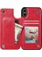 Kart Tutucu Kickstand Çift Manyetik ile IPhone Xs Max Için Cüzdan Kılıf (Yurt Dışından) 5