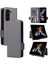 Samsung Galaxy Z Için Flip Case Fold 6 Kart Yuvaları Tutucu Manyetik Yan Pu (Yurt Dışından) 1