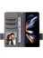 Samsung Galaxy Z Için Flip Case Fold 6 Kart Yuvaları Tutucu Manyetik Yan Pu (Yurt Dışından) 5