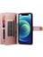 IPhone 12 Mini Bilek Kayışı Cüzdan Bölmesi Kart Yuvaları Için Flip Case (Yurt Dışından) 5