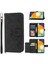 Samsung Galaxy A73 Kabartmalı Çoklu Kredi Kartı Yuvaları Için Flip Case (Yurt Dışından) 4
