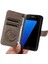Kredi Kartı Yuvası Yüksek Kaliteli Deri ile Samsung Galaxy S7 Için Flip Case (Yurt Dışından) 3