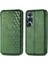 Realme C65 Için Flip Case Moda Tasarım Deri Kılıf Kapak Kapak Cüzdan (Yurt Dışından) 1