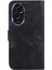Onur Için Flip Case 200 5g Kabartmalı Zambak Cüzdan Kickstand Kart Tutucu (Yurt Dışından) 5