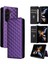 Samsung Galaxy Z Için Flip Case Fold 6 3D Desen Pu Deri Manyetik Kart (Yurt Dışından) 1