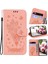 Oppo Oppo 12 5g Için Kickstand Cüzdan Kılıf Kabartma Gül Çiçekler Flip Pu (Yurt Dışından) 1