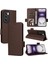 Oppo Oppo 12 Pro 5g Için Flip Case Yan Toka Pu Deri Kart Yuvaları Tutucu (Yurt Dışından) 1
