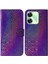 Realme C61 Için Flip Case Cüzdan Kılıf Standı Tutucu Glitter Renkli Prim (Yurt Dışından) 1