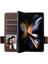 Samsung Galaxy Z Için Flip Case Fold 6 Kart Yuvaları Tutucu Manyetik Yan Pu (Yurt Dışından) 5