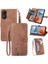 Zte A34 Cüzdan Flip Fermuar Tarzı Çoklu Kart Yuvası Çok Renkli Flip Case (Yurt Dışından) 1