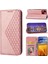 IPhone 14 Için Flip Case Pro Eşkenar Dörtgen Şekli Standı Günlük Kullanım Cüzdan El Kayışı (Yurt Dışından) 1