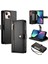 IPhone 13 Mini Çok Fonksiyonlu Kart Yuvaları Bilek Kayışı Cüzdan Için Flip Case (Yurt Dışından) 5