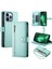 IPhone 13 Pro Için Flip Case Çok Fonksiyonlu Kart Yuvaları Bilek Kayışı Cüzdan (Yurt Dışından) 3