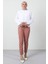 Beli Lastikli Pantolon Pembe 4