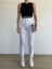 Dora Yüksek Bel Likralı Beyaz Mom Jeans Esnek Kot Pantolon 2024 1