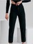 Siyah Mom Jeans Yüksek Bel Boyfriend Pantolon 1