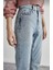 Leo Robin Mom Jeans Eskitme Buz Boyfriend Yüksek Bel Kot 2