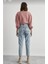 Leo Robin Mom Jeans Eskitme Buz Boyfriend Yüksek Bel Kot 4