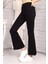Miha Lina Tall Flare Siyah Ispanyol Jean Kot Pantolon 2024 1