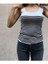 Kopya - Crop Kısa Kol T Shirts Büstiyer Örme Crop Feminino Womens Toparlayıcı Likralı 3