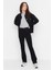 Monera Siyah Solmayan Siyah Yüksek Bel Flare Jeans 1