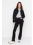 Monera Siyah Solmayan Siyah Yüksek Bel Flare Jeans 2