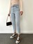 Mary Vintage Straght Fit Yüksek Bel Yırtık Detaylı Uzun Boy Jean Pantolon 1