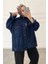 Çift Cepli Oversize Kot Ceket 1