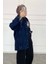 Çift Cepli Oversize Kot Ceket 4