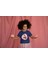 Kız Çocuk Pamuk Cup Cake Baskılı Kısa Kol Tshirt 1