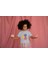 Kız Çocuk Pamuk Colorfull Baskılı Kısa Kol Tshirt 1