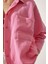 Oversize Basic Müslin Gömlek Açık Pembe 3