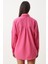 Oversize Basic Gömlek Koyu Pembe 5