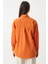 Oversize Basic Gömlek Oranj 4