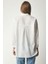 Oversize Basic Gömlek Ekru 5