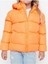 Çocuk Su ve Rüzgar Geçirmez Kapüşonlu Coat Şişme Mont_oranj 2
