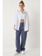 Oversize Basic Gömlek Beyaz 4