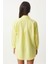 Oversize Basic Gömlek Açık Sarı 5